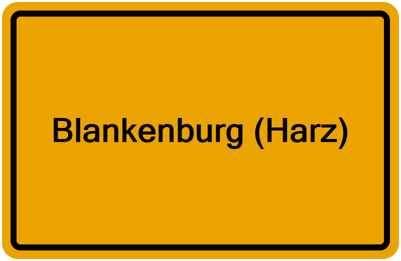 Handelsregister Blankenburg (Harz)